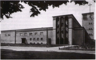 Die erste St. Annenkirche (Ende 1944 zerstört durch Fliegerangriffe)